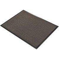 COBA Vynaplush Entrance Mat Black/Brown 1.2m x 0.9m x 7mm (770PT)