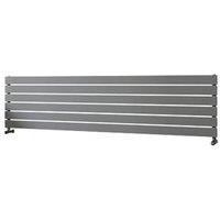 Ximax Oceanus 445mm x 1800mm 3017BTU Silver Horizontal Designer Radiator (770TR)