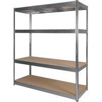 RB Boss 4-Tier Metal Garage Shelving Unit 1600mm x 600mm x 1800mm (7719H)