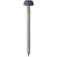 Timco Polymer-Headed Pins Anthracite Grey 2.1mm x 30mm 0.21kg Pack (771KF)