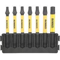 DeWalt Flextorq 6.35mm Hex Shank TX Screwdriver Bits 7 Pieces (772HA)