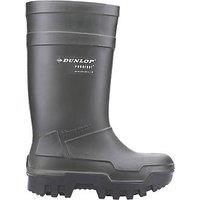 Dunlop Purofort Thermo+ Size 11 Green Steel Toe Cap Safety Wellies (772JX)