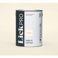 LickPro Max+ 5Ltr White RAL 9001 Eggshell Emulsion Paint (772JY)
