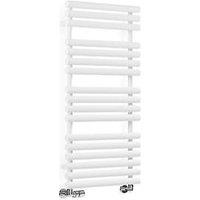 Terma 1085mm x 520mm 2111BTU White Flat Designer Towel Radiator (772RH)