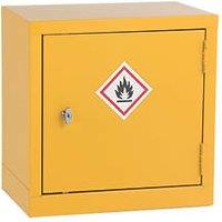 Barton 1-Shelf Hazardous Substance Cabinet Yellow 457mm x 305mm x 457mm (772VV)