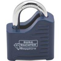 Burg-Wachter Sapphire Steel Weatherproof Laminated Padlock 64mm (772YY)