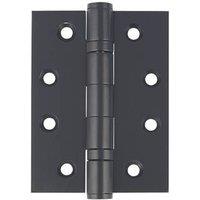 Smith & Locke Black Grade 13 Fire Rated Ball Bearing Hinges 102mm x 76mm 2 Pack (7731K)
