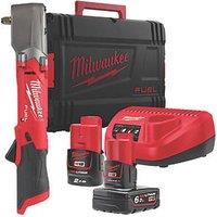 Milwaukee M12 FRAIWF38-622X FUEL 12V 2 x 2.0 / 6.0Ah Li-Ion RedLithium Brushless Cordless 3/8" Right Angle Impact Wrench (774GE)