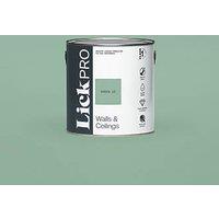 LickPro Max+ 2.5Ltr Green 15 Matt Emulsion Paint (774JY)