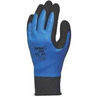 Showa 306 Gloves Blue/Black Large (7756C)