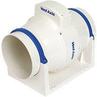 Vent-Axia 17106020 150mm Inline Extractor Fan with Timer 240V (77575)