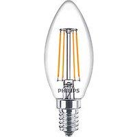 Philips E14 Candle LED Light Bulb 470lm 4W 6 Pack (775JC)