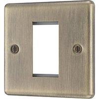 LAP 1-Module Modular Faceplate Antique Brass (776PN)