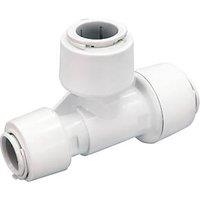 FloPlast FloFit+ Plastic Push-Fit Reducing Tee 28mm x 22mm x 28mm (776RG)