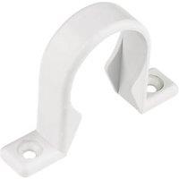 FloPlast Push-Fit Waste Pipe Clips White 32mm 20 Pack (77715)