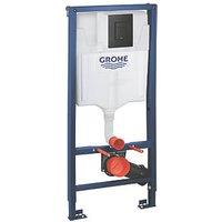 Grohe Solido Matt Black 3-in-1 Toilet Frame 1130mm (777KW)