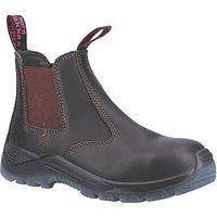 Hard Yakka Banjo Size 8 Womens Brown Water-Resistant Steel Toe Cap Safety Dealer Boots (778RX)