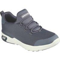 Skechers Marsing - Waiola SR Size 4 Womens Charcoal Slip-On Occupational Trainers (778YP)