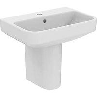 Ideal Standard i.life S Washbasin & Pedestal 1 Tap Hole 550mm (779HM)