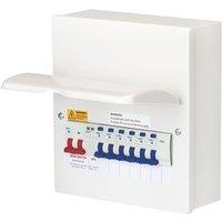 Deta 10-Module 7-Way Populated Main Switch Consumer Unit with SPD (779PV)