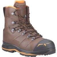 Haix Trekker Mountain 2.0 Size 9.5 Brown Steel Toe Cap Safety Boots (779XA)