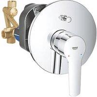 Grohe Start Concealed Dual Outlet Manual Chrome Single Lever Mixer Bath/Shower Valve With Diverter (779XT)