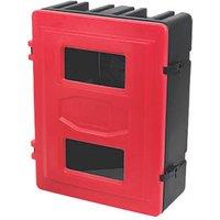 Double Fire Extinguisher Cabinet 585mm x 270mm x 720mm Red/Black (78003)