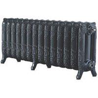Arroll 470mm x 1154mm 4299BTU Pewter Cast Iron 3 Column Radiator (7800P)