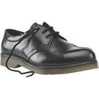Sterling Steel Cushion Sole Size 9 Black Steel Toe Cap Safety Shoes (78048)