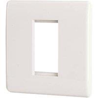 LAP 1-Module Modular Faceplate White (78092)
