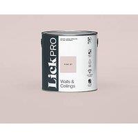 LickPro Max+ 2.5Ltr Pink 07 Matt Emulsion Paint (780JY)