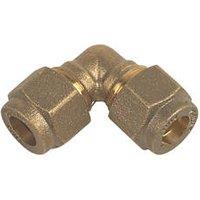 Flomasta Brass Compression Equal 90 Elbow 8mm (78141)