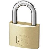 Smith & Locke Brass Closed Shackle Padlock 60mm (781FA)