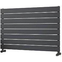Ximax Oceanus 595mm x 900mm 1949BTU Anthracite Horizontal Designer Radiator (781TR)