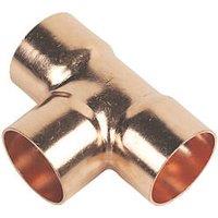 Flomasta Copper End Feed Equal Tee 28mm (78203)