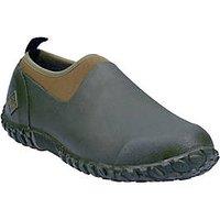 Muck Boots Muckster II Low Size 9 Black/Moss Waterproof Slip-On Non Safety Shoes (782JT)