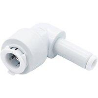 FloPlast FloFit+ Plastic Push-Fit Equal 90 Stem Elbow 10mm (782PY)