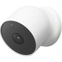 Google Nest Battery-Powered White Wired or Wireless 1080p Indoor & Outdoor Round Smart Camera (782RJ)