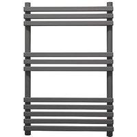 Towelrads 750mm x 500mm 1272BTU Anthracite Flat Designer Towel Radiator (782RY)