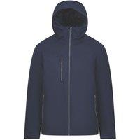 Regatta Navigate 100% Waterproof Jacket Navy/Seal Grey Medium Size 39.5" Chest (782VF)