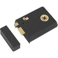 Smith & Locke Rim Latch Black 105mm x 81mm (7831T)