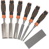 Magnusson Bevel Edge Wood Chisel Set 7 Pieces (7837V)