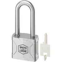 Smith & Locke Steel Water-Resistant Long Shackle Padlock 55mm (783FA)