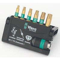 Wera Bit-Check 7 TX Diamond 1 1/4" Hex Shank TX Bit-Check 7 Pieces (783FW)