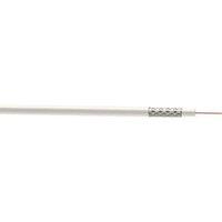 Time RG6 White 1-Core Round Coaxial Cable 50m Drum (783JY)