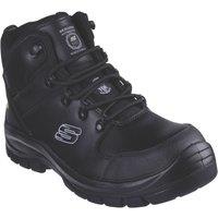 Skechers Trophus Kilram Size 10 Black Safety Boots (783XG)