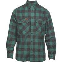 Hard Yakka Long Sleeve Check Flannel Shirt Shirts Green Medium 38" Chest (783XT)
