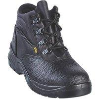 Site Slate Chukka Size 8 Black Steel Toe Cap Safety Boots (78404)