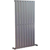 Ximax 1200mm x 595mm 2662BTU Silver Vertical Designer Radiator (7841H)