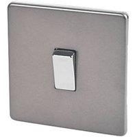 Varilight 10AX 1-Gang Intermediate Switch Slate Grey (78426)